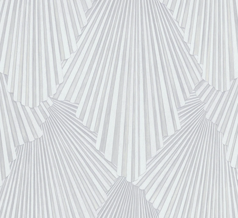 Vliestapete 3D-Optik, Streifen Grafisch Geometrisch in Grau - Papis Loveday 