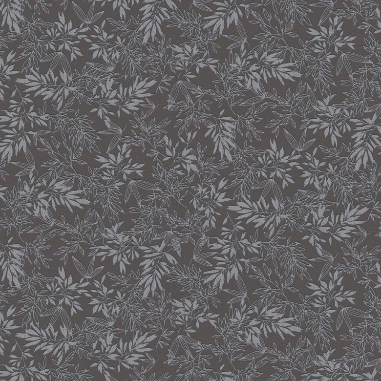 Tapete Floral Schwarz Grau - Vliestapete A.S. Création 