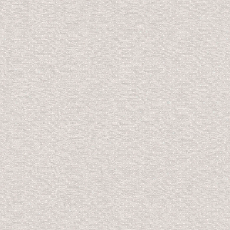 Papier peint à pois gris blanc - papier peint intissé maison de campagne A.S. Création - mat légèrement structuré 