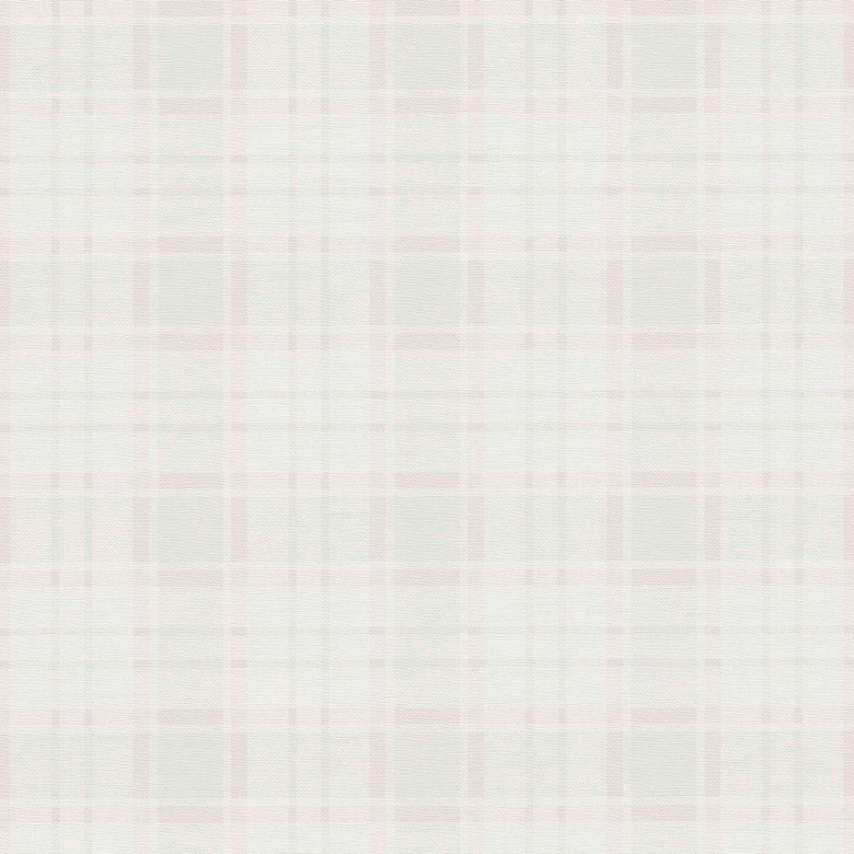 Papier peint à carreaux blanc bleu - papier peint intissé style maison de campagne A.S. Création - mat légèrement structuré 