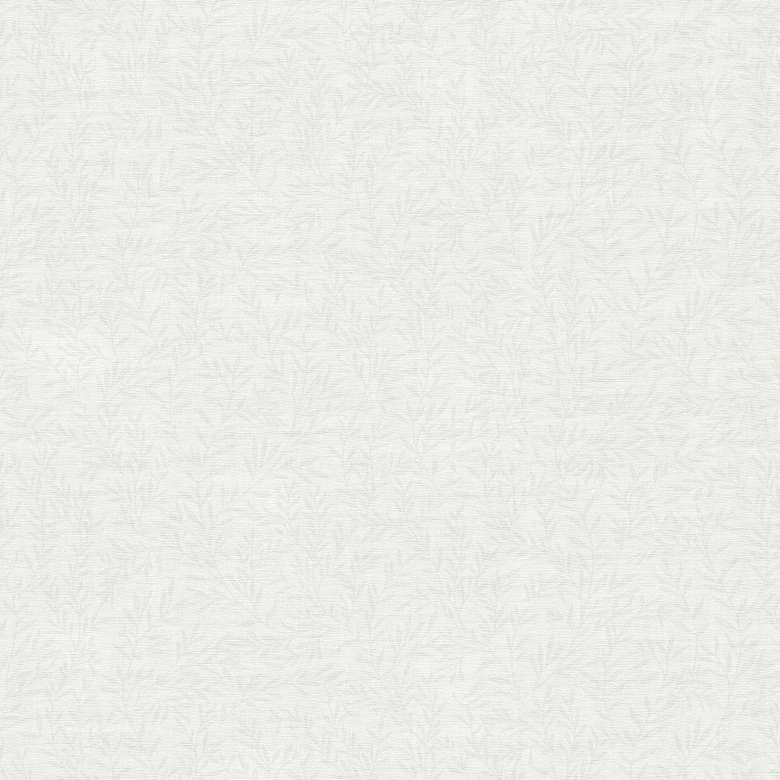 Carta da parati floreale bianco verde - Carta da parati in tessuto non tessuto in stile country A.S. Création - opaca e a trama leggera 