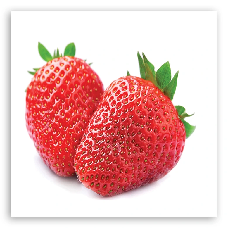 Tableau sur toile, fruit fraise 