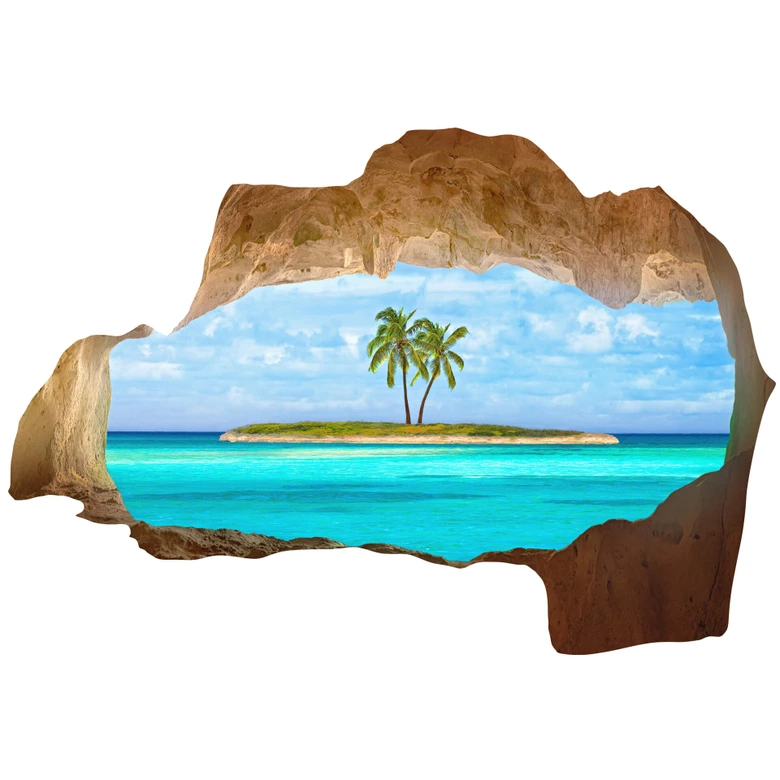 3D Wandtattoo Anderson - Inselparadies 