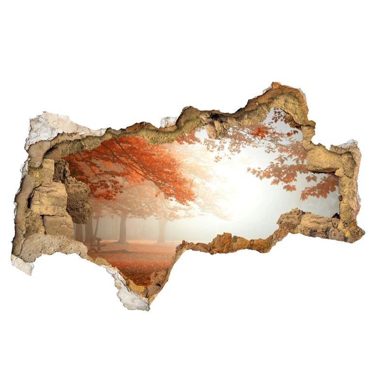 3D Wandtattoo Dingemans - Ruhender Wald 