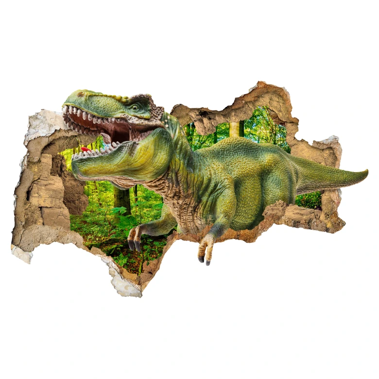 3D Wandtattoo T-Rex aus dem Wald 