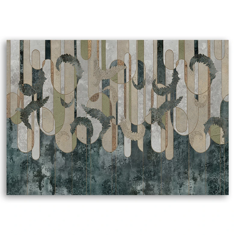 Canvasbillede, Boho planter abstrakt 