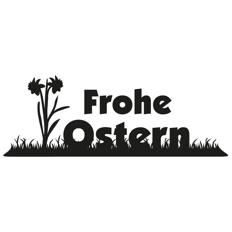 Wandtattoo Frohe Ostern 2 