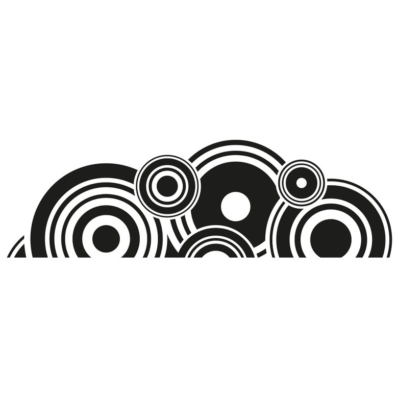 Wandtattoo Retro Bogen 