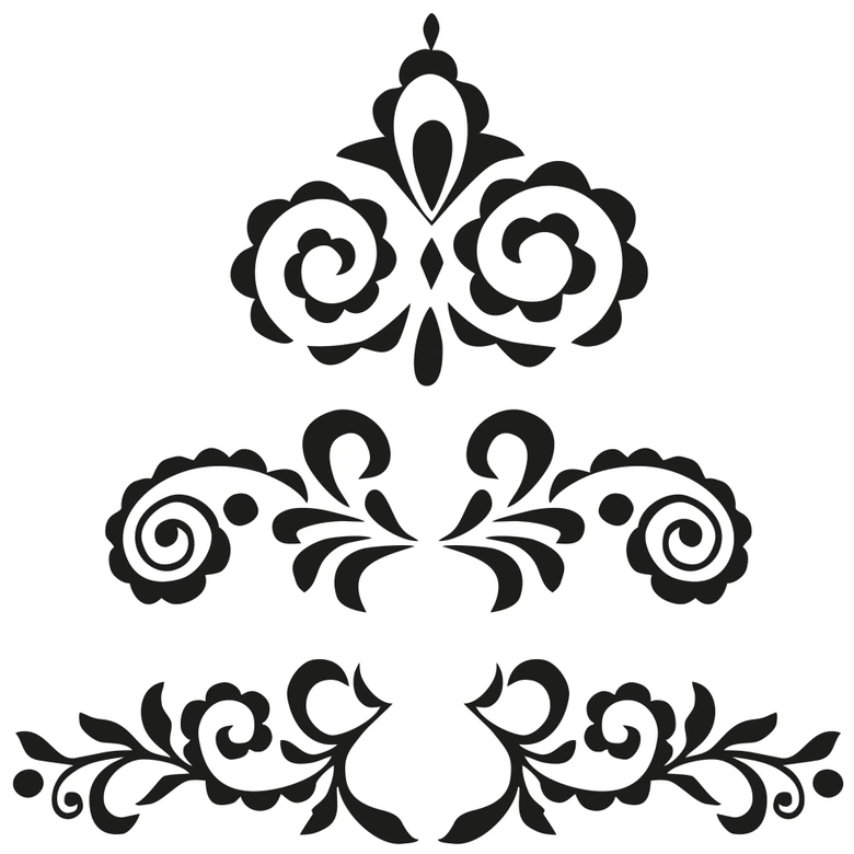 Ornament 1 Wall sticker 