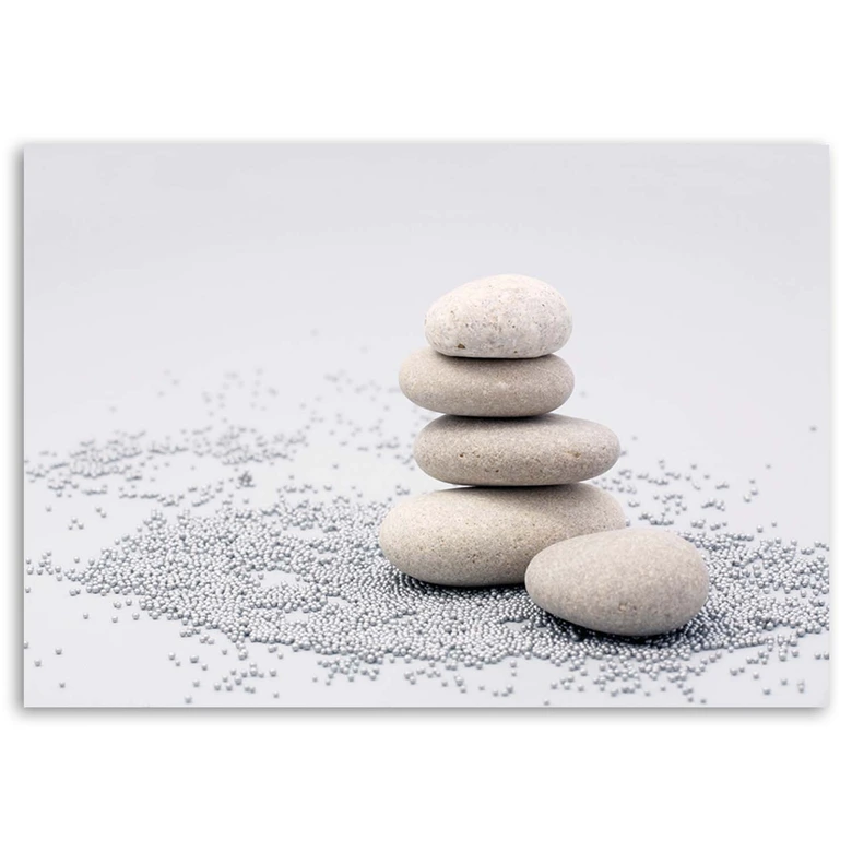 Leinwandbild, Zen-Steine Spa 