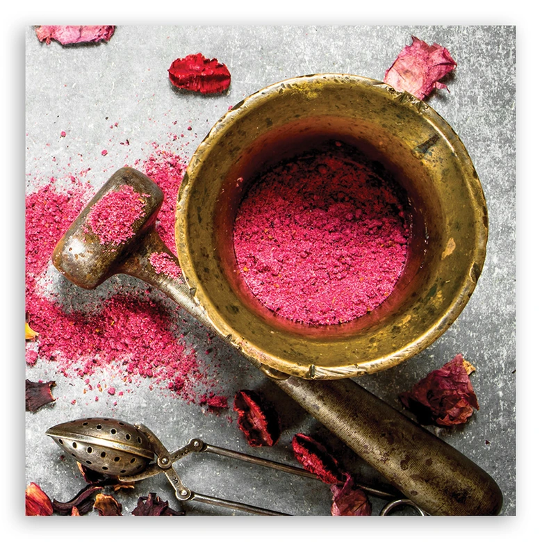 Leinwandbild, Rosa Staub 