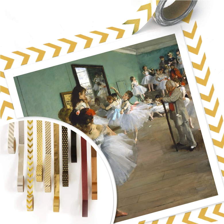 Poster Degas - Die Tanzklasse 