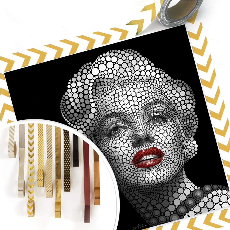 Poster Ben Heine - Circlism: Marilyn Monroe 