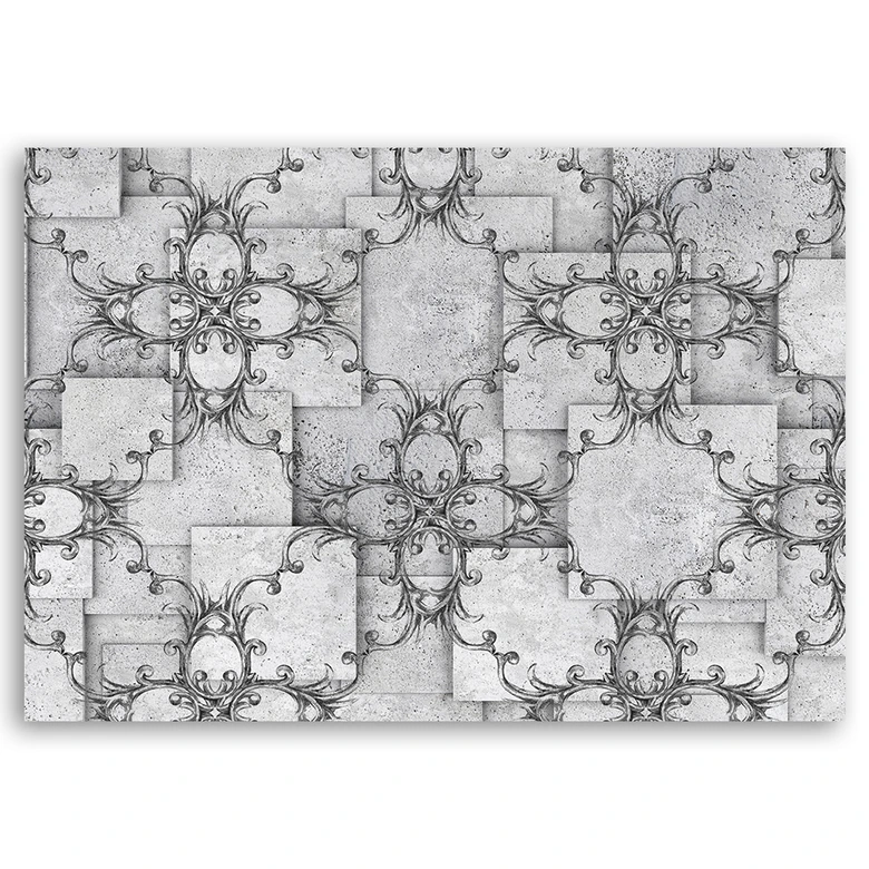 Leinwandbild, Orientalisches Muster 3D 
