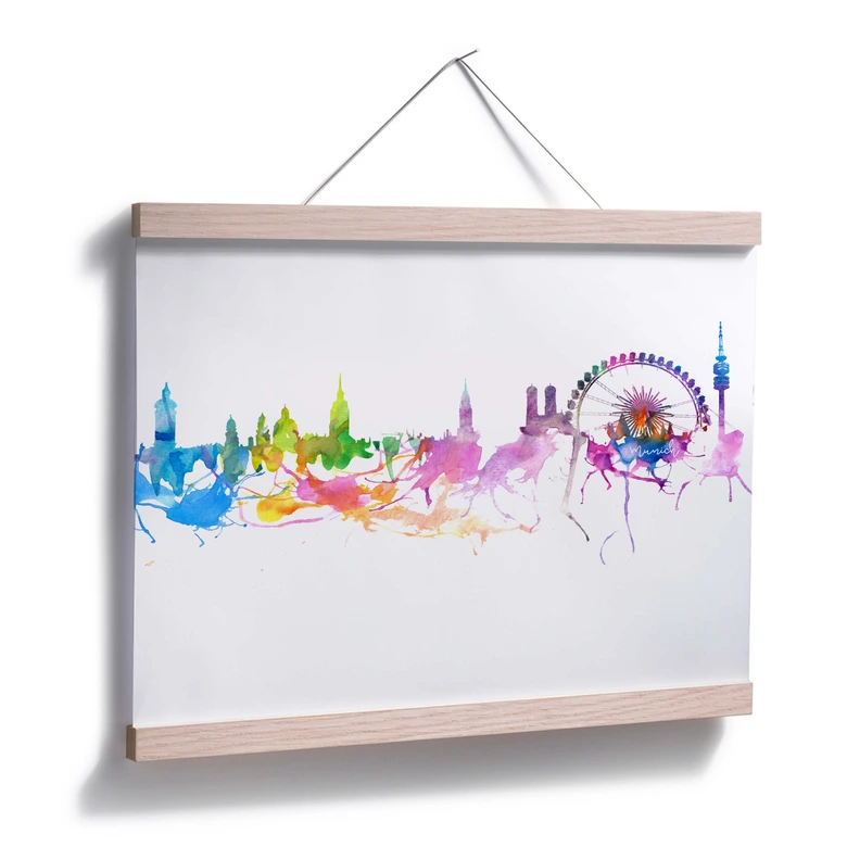Poster Bleichner - München Skyline 