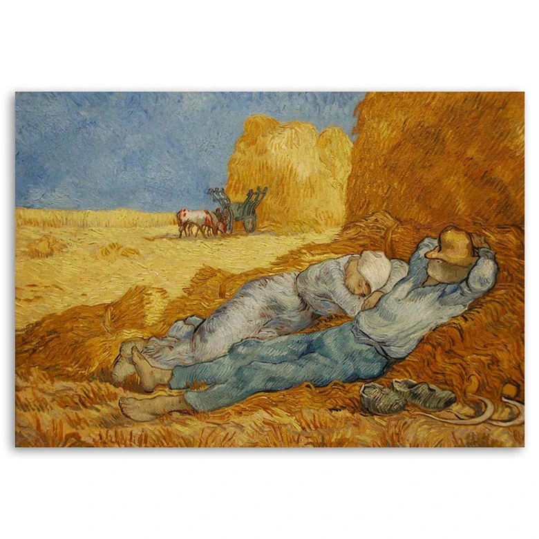 Tableau sur toile, Sieste - Vincent van Gogh 