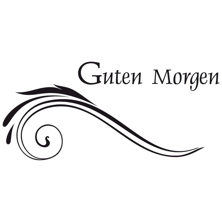 Wallsticker - Guten Morgen 2(2-farver) 