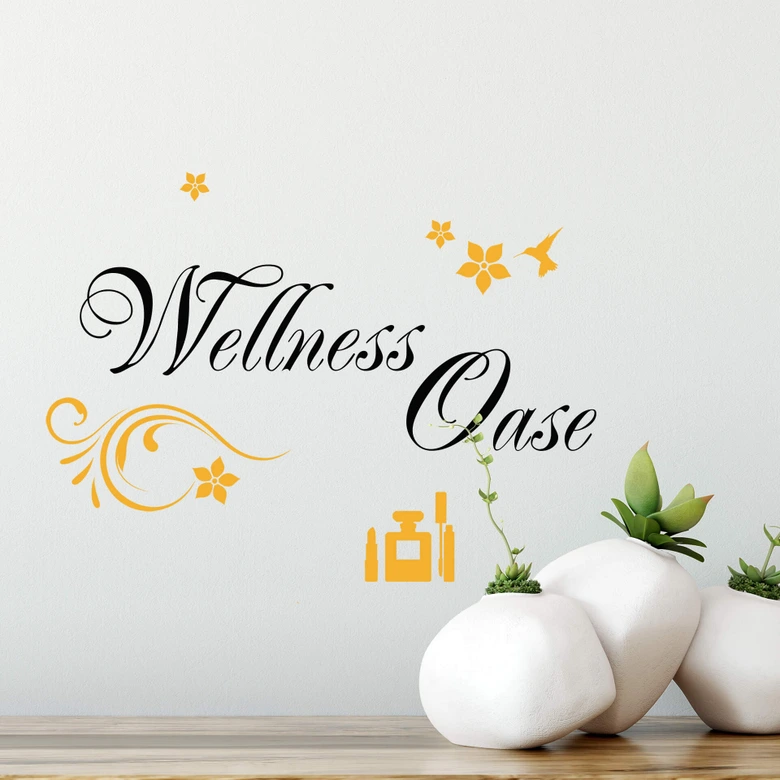 Wandtattoo Wellness Oase 2 (2-farbig) 
