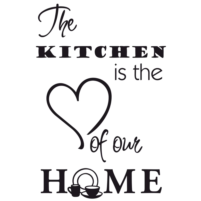 Wandtattoo The kitchen is... 