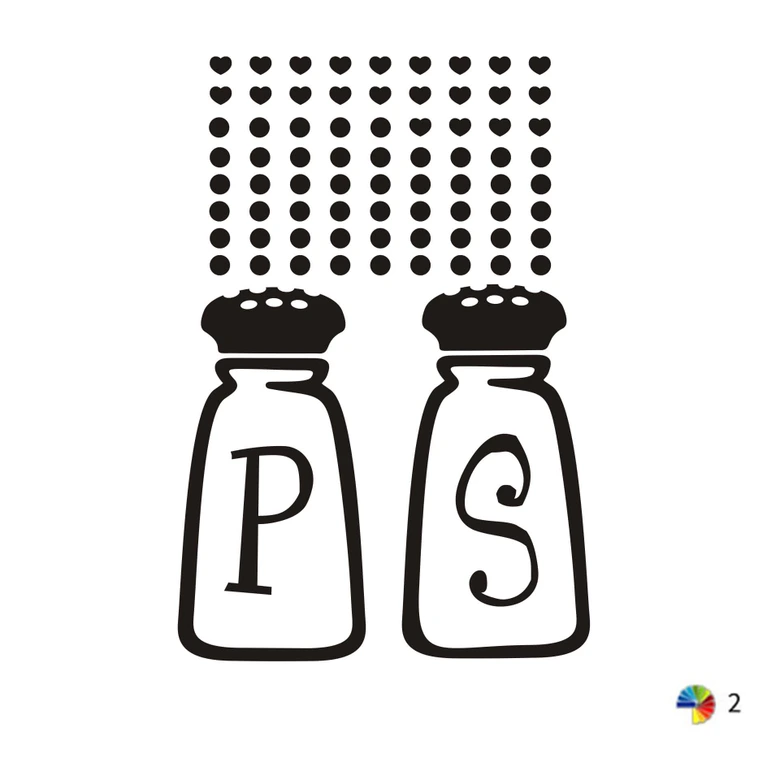 Wandtattoo Sale & Pepe (2-farbig) 