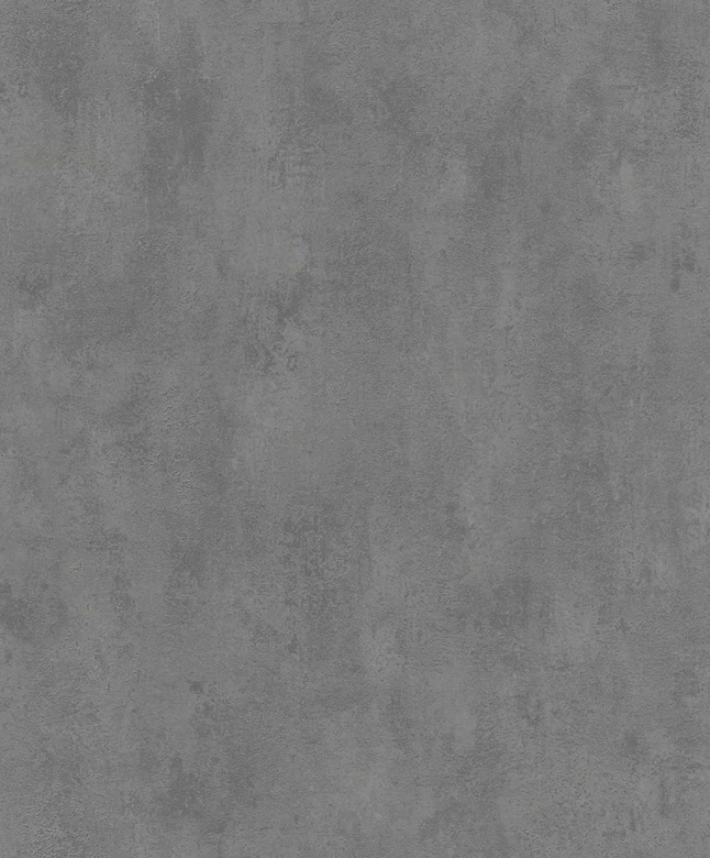 Vliestapete in schimmernder Betonoptik grau Uni 
