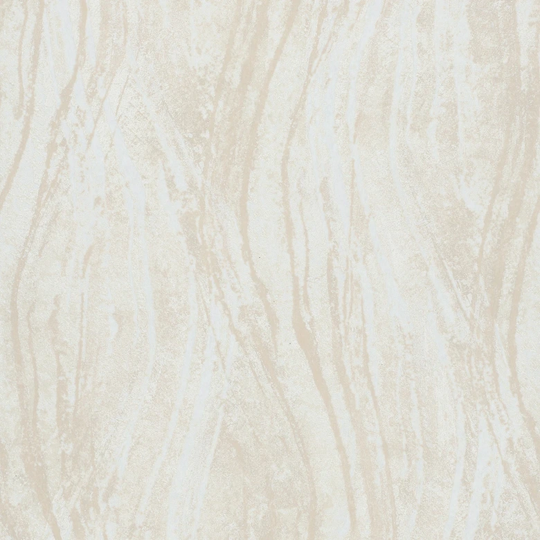 Tapeta z włókniny beton, fale grafika nowoczesna w kolorze beżowym 