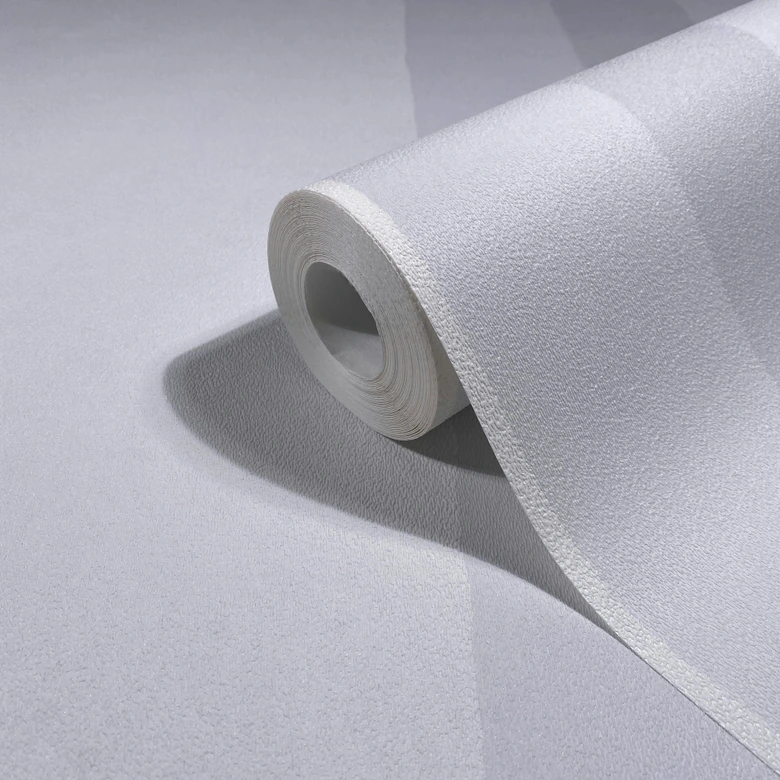 Icke-vävd tapet ränder Stripes klassisk matt i grått 