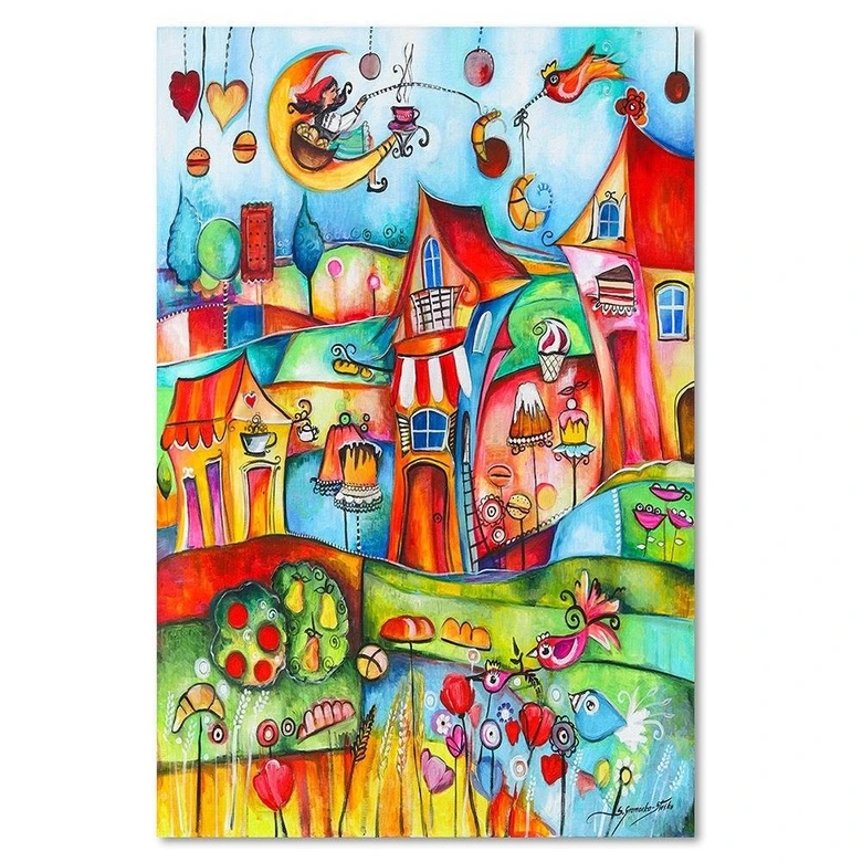 Canvasbillede, Feernes by 