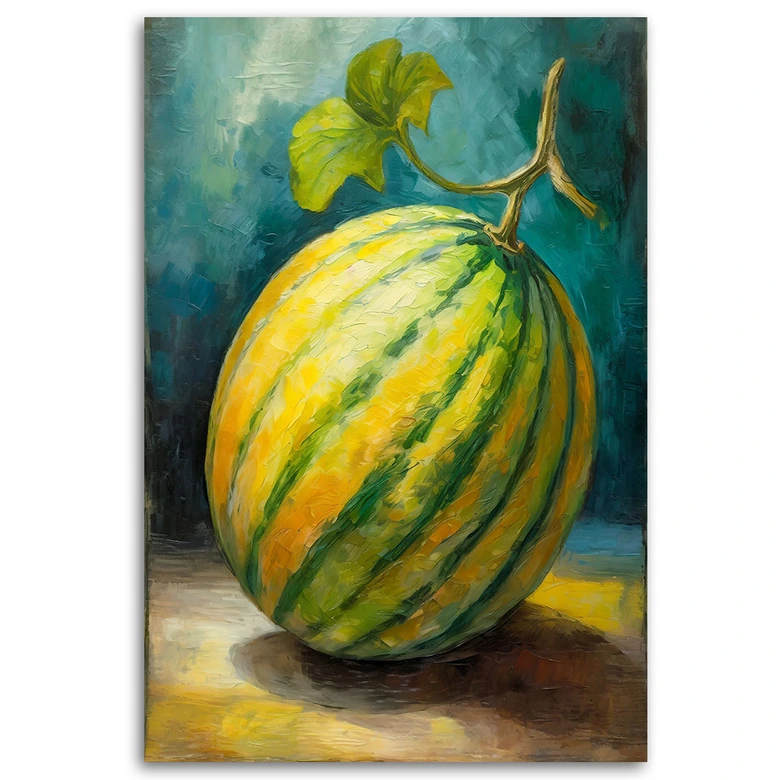 Leinwandbild Melone Frucht 