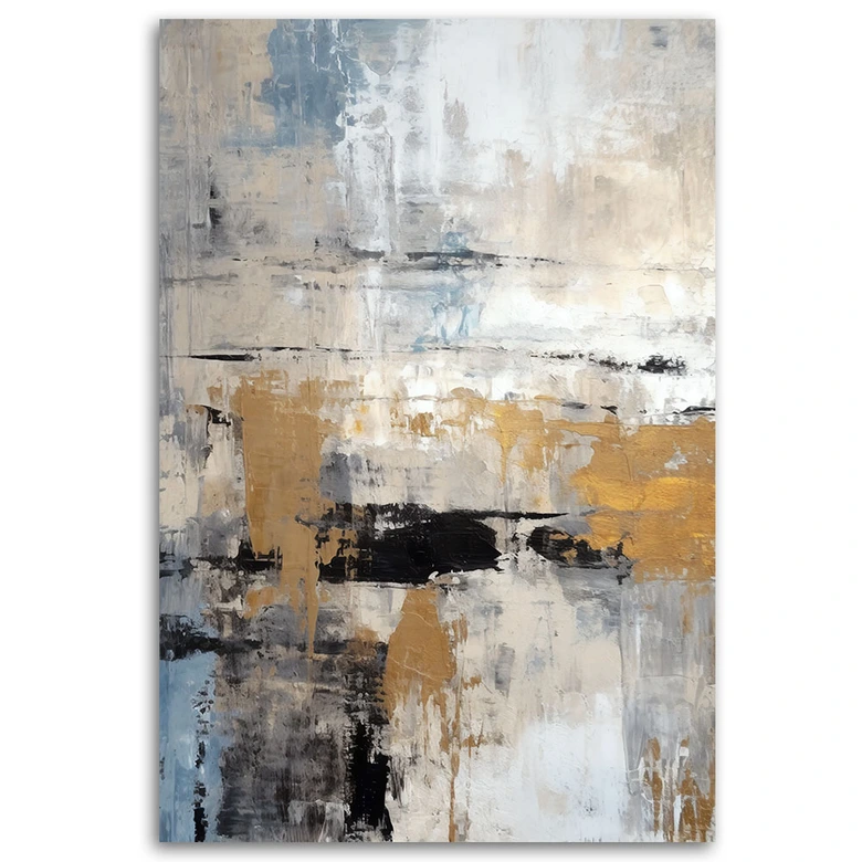 Leinwandbild, Abstraktion Gold Glamour 
