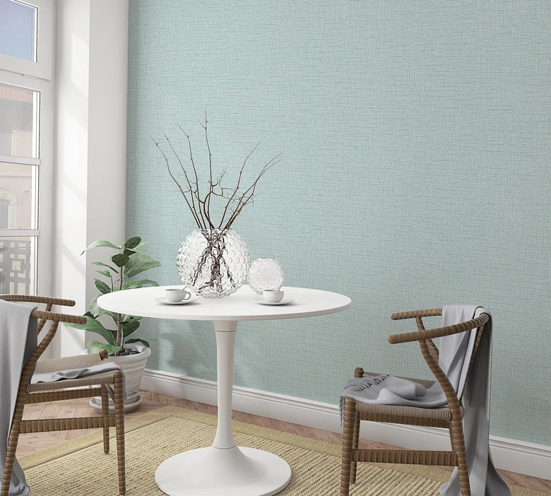 Vliestapete Uni Modern in Grün  