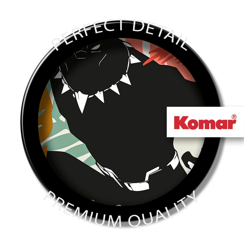 Selbstklebende Vlies Fototapete - Winter Tropics Black Panther - 125 x 125 cm 