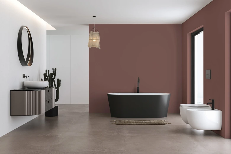 Peinture murale premium marron - PURO c2026 beige rosé 