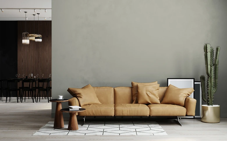 Premium Wandfarbe Grau - Tuchmatte Innenwandfarbe - PURO c7005 calm taupe 
