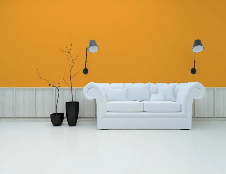 Premium Wandfarbe Gelb - Tuchmatte Innenwandfarbe - PURO c8007 sunny yellow 