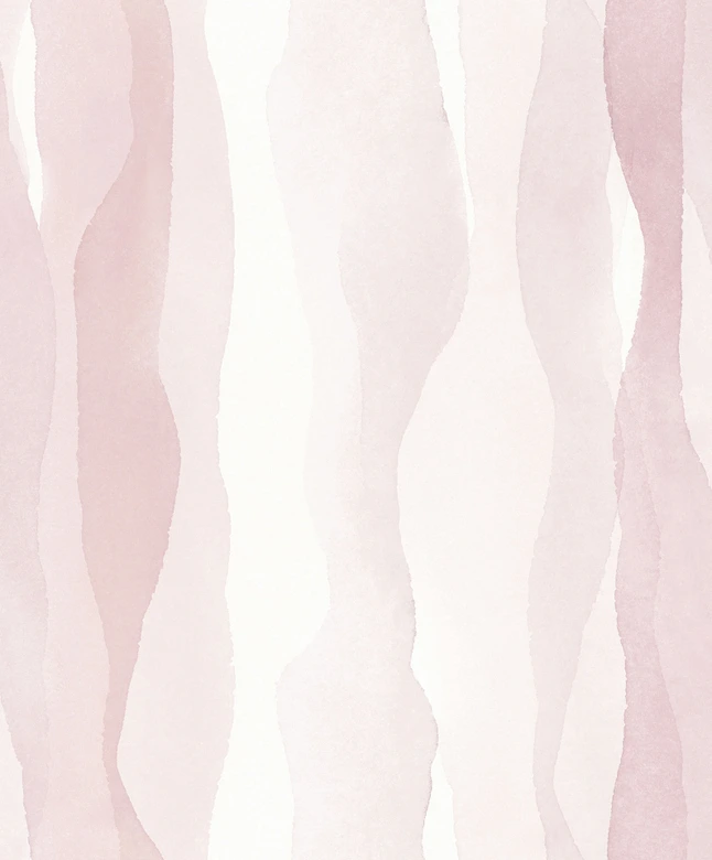 Non-woven wallpaper in pink abstract stripes graphic modern  