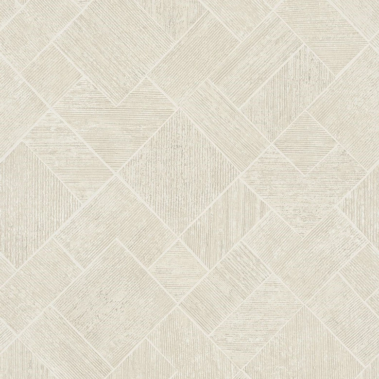 Vliestapete in Beige Karriert, Rautenmuster Grafisch Geometrisch 
