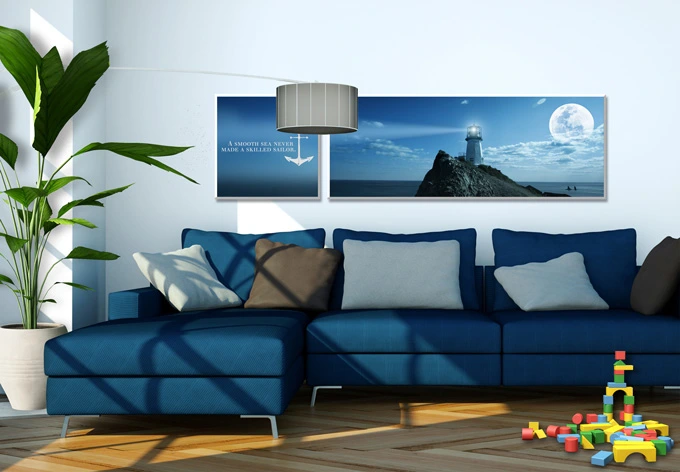 Wandbild A smooth Sea (2-teilig) 