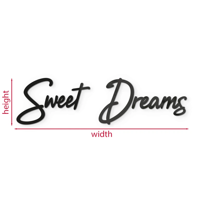 Wanddecoratie Sweet Dreams 