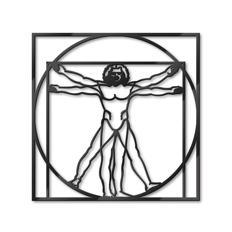 Akryl dekoration kroppsproportion 