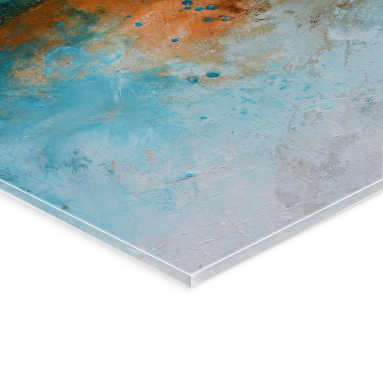 Acrylglasbild Gefrorenes Wasser - Fedrau 
