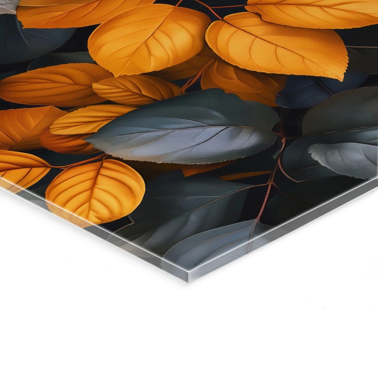 Acrylglasbild Leuchtende Blätterpracht im Herbst - Jaszke 