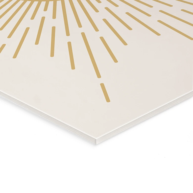 Acrylglasbild Goldene Sonnenstrahlen - KsanaKalpa 