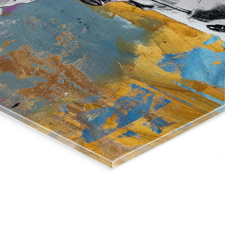 Acrylglasbild Astronaut mit Taube - Kuryliuk 