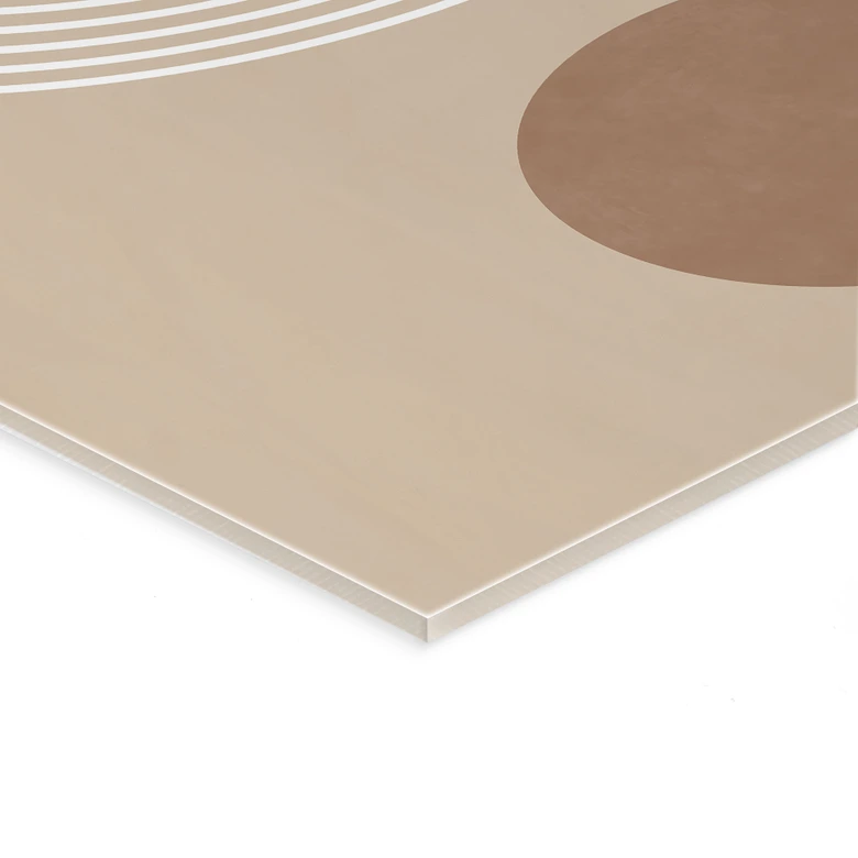 Acrylglasbild Abstrakte Geometrie in Balance - Ristova 