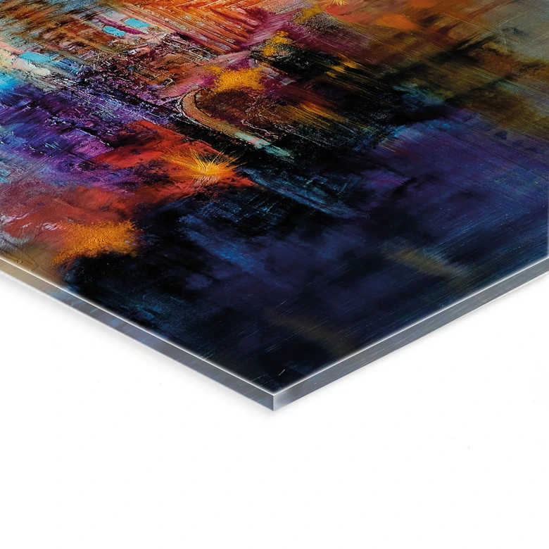 Acrylglasbild Abstrakte Großstadt - Schmucker 
