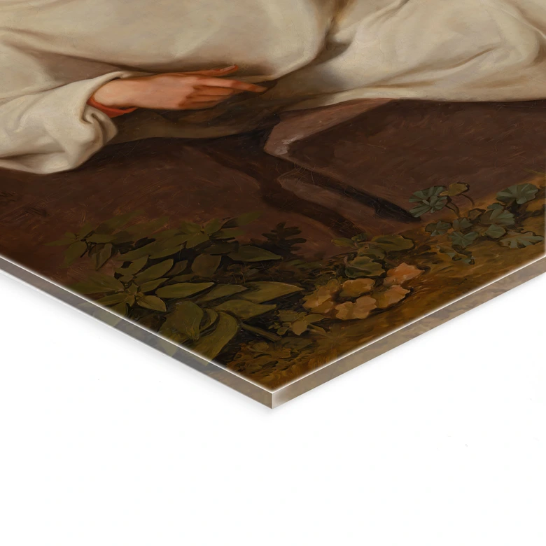 Acrylglasbild Tischbein - Goethe in der römischen Campagna 