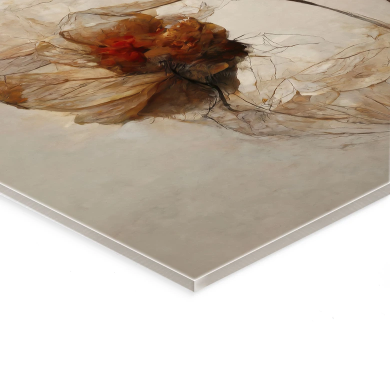 Acrylglasbild Trockenblumen - Eleganz der Vergänglichkeit - Treechild 