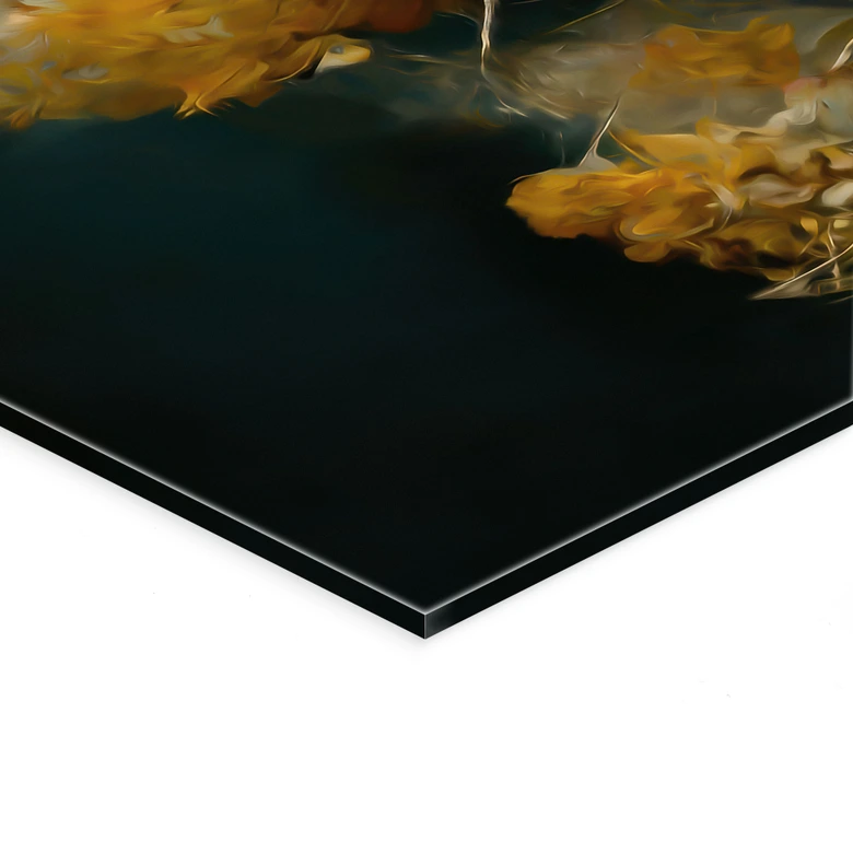Tableau en verre acrylique Fleur éphémère - Treechild 
