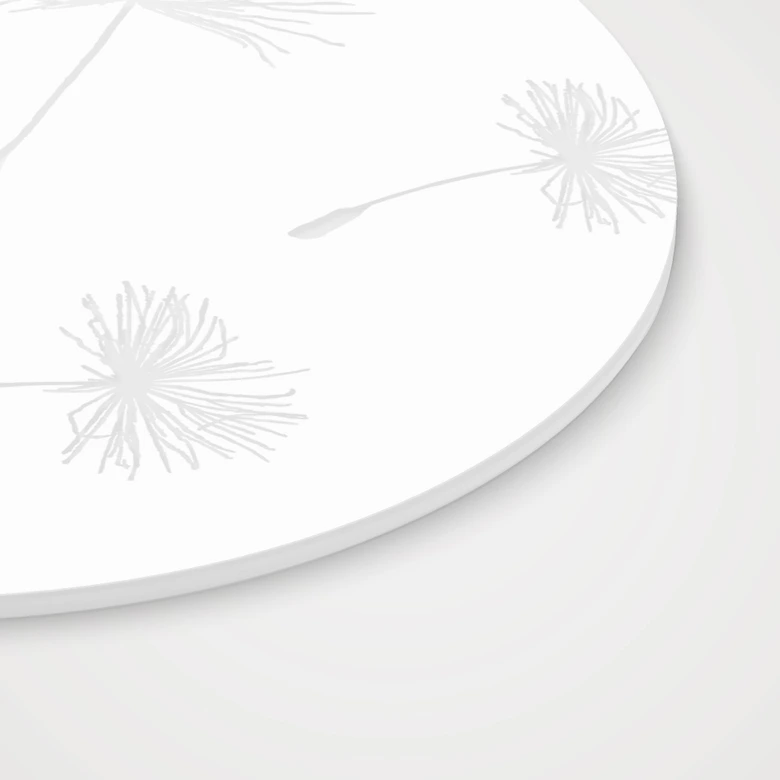 Acrylglasbild, Fensterbild zum Aufhängen Fliegerschirmchen - Rund 